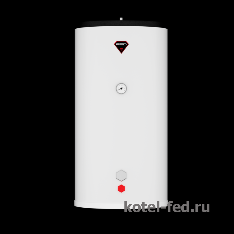 Бойлер косвенного нагрева INOX Coil 150 Н FED Белый/черный