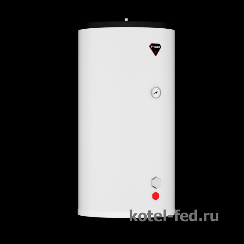 Бойлер косвенного нагрева INOX Coil 150 Н FED Белый/черный