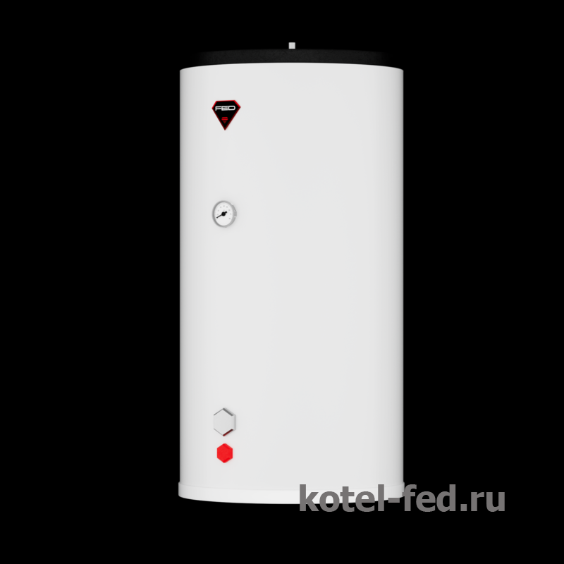 Бойлер косвенного нагрева INOX Coil 150 Н FED Белый/черный